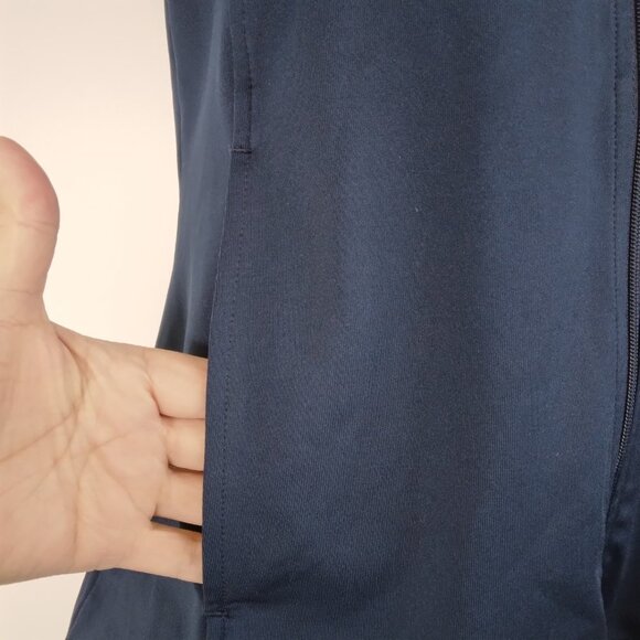 Adidas Blue Full Zipper Sports Vest Size  M - Picture 4 of 10